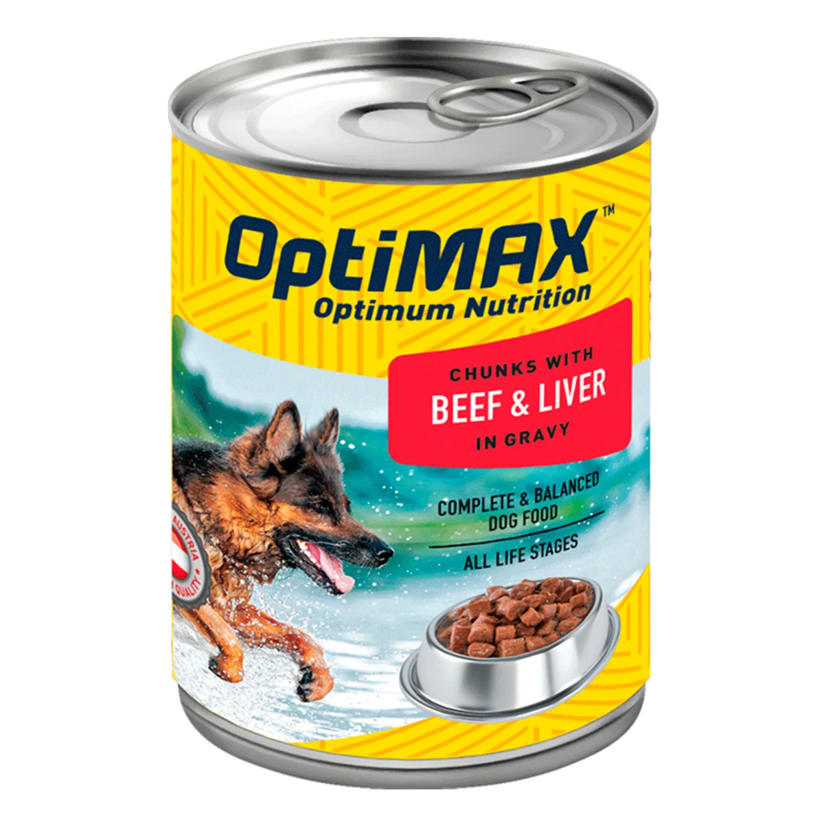 Optimax - Beef and Liver Canned