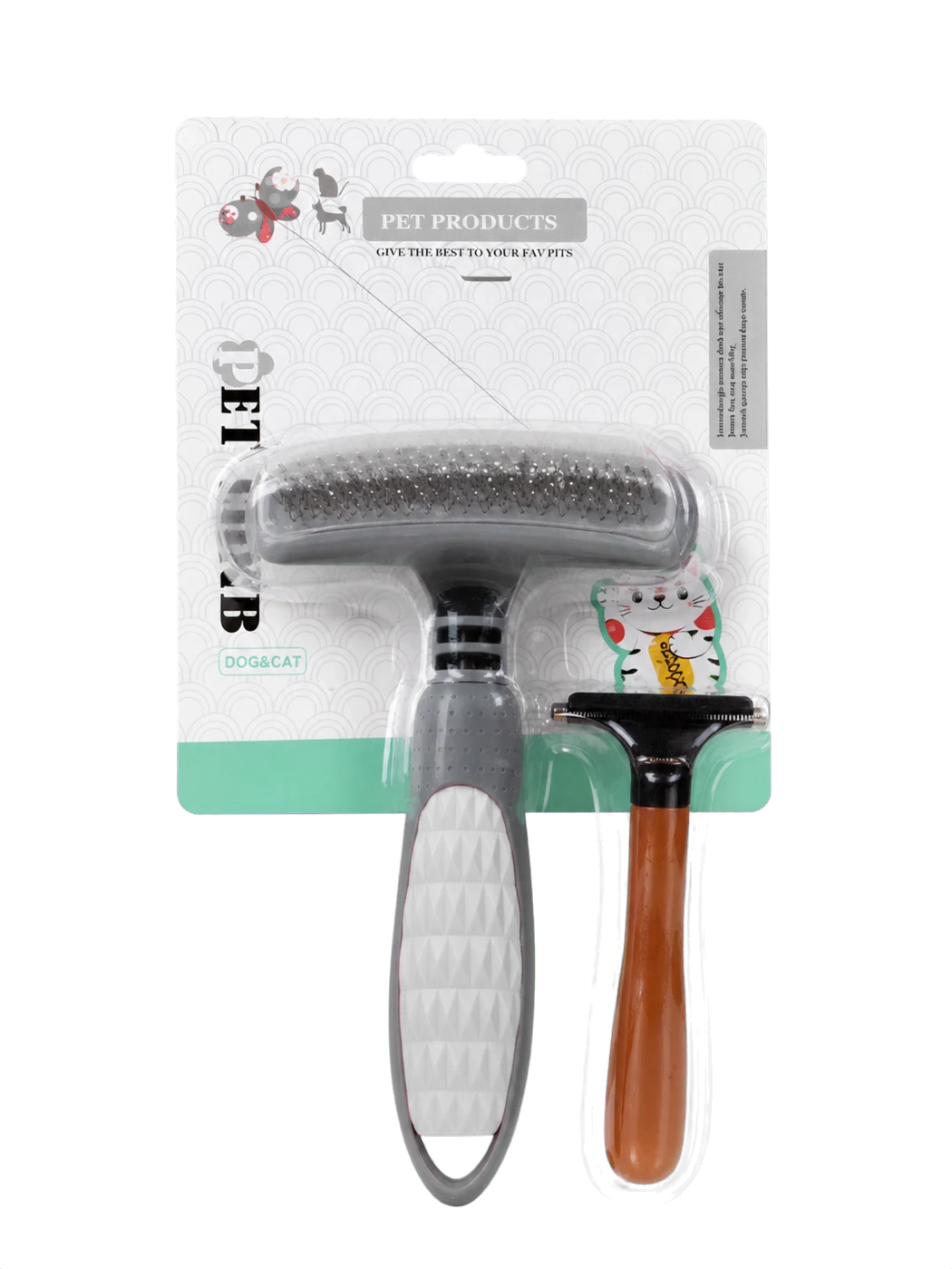 Grooming Rake - Double Mouth
